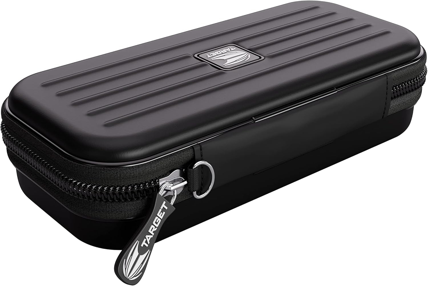 Darts Takoma Darts Wallet, Regular Size, Black | Darts Case Holds 3 Darts | Protective EVA Dart Holder with Double Zip Lock Inner Pouches | Professional Darts Accessories