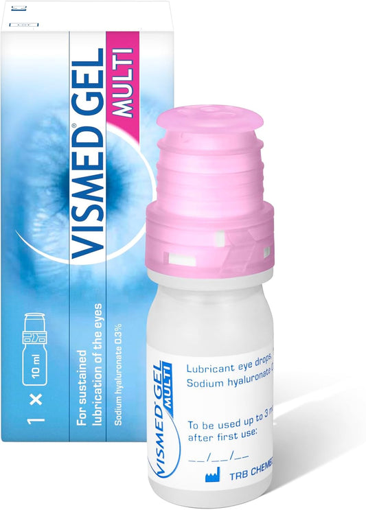 Gel Multi Preservative Free Eye Drops - SH 0.3% Lubricating Eye Gel, 10 Ml