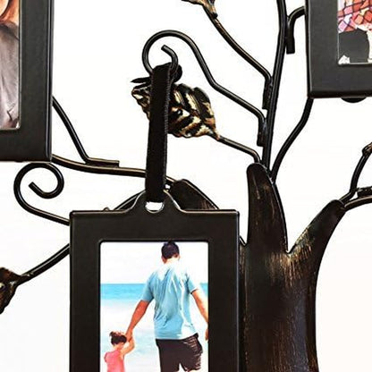 Family Tree Photo Frame with 6 Hanging Picture Frames