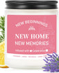 New Home Gifts - House Warming Gifts New Home, Lavender Scented Candle, New Apartment Warming Gifts, New Home Gifts for Couples,New Home Gifts for Friends, Sisters, Colleagues