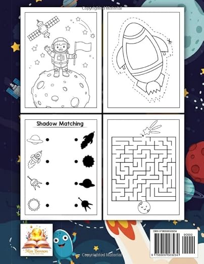 Space Activity Book for Kids Paperback – Large Print, 5 Feb. 2025 by Mia Benson (Author)