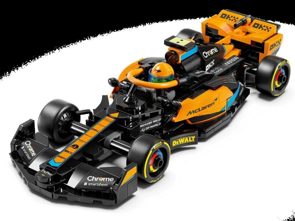 Speed Champions 2023 Mclaren Formula 1 Race Car Toy for 9 plus Year Old Kids, Boys & Girls Who Love Independent Play, Buildable Vehicle Model Set, Kids' Bedroom Decoration, Birthday Gift 76919