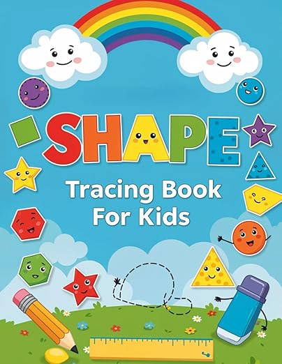 Shape tracing book for kids Paperback – Large Print, 5 Feb. 2025 by Mia Benson (Author)