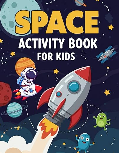 Space Activity Book for Kids Paperback – Large Print, 5 Feb. 2025 by Mia Benson (Author)