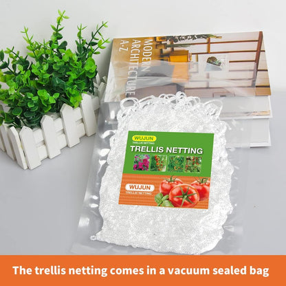 Plant Support Climbing Garden Trellis Netting Grow Tents 5Ft X 30Ft, Heavy-Duty Polyester Garden Plant Climbing Net Soft Mesh Twine