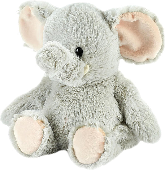 Plush Elephant Microwavable Weighted Teddy with French Lavender Scent, Hot or Cold for Cool Relaxation and Warm Relief