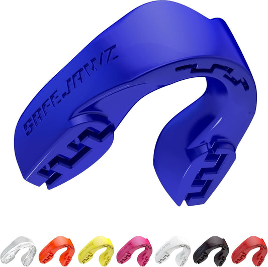 Mouthguard Slim Fit, Adult and Junior Gum Shield with Case for Boxing, MMA, Rugby, Martial Arts, Judo, Karate, Hockey and All Contact Sports