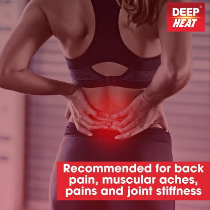 Pain Relief Heat Patch, Muscular Aches, Pains, Joint Stiffness (Pack of 4 Patches)