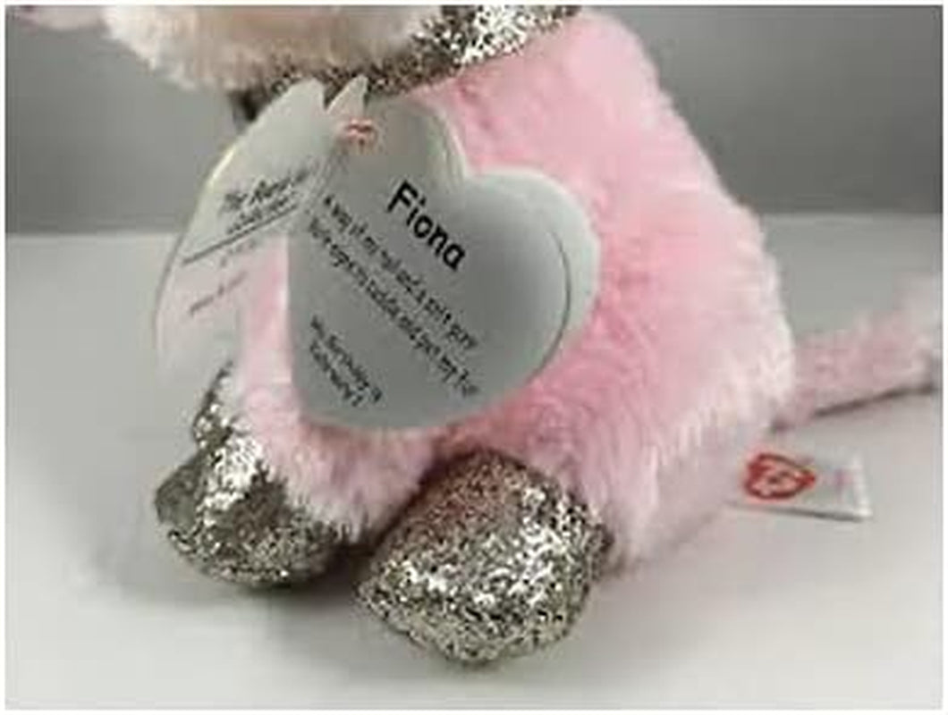 2007516 Fiona Cat Beanie Boo Pink Stuffed Animal, Multicoloured