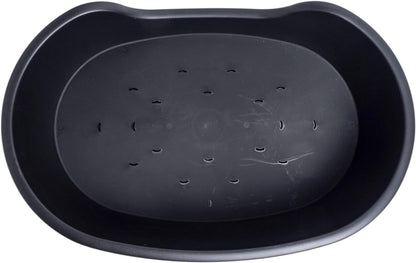 Plastic Dog Bed, Black, Small (60 Cm)
