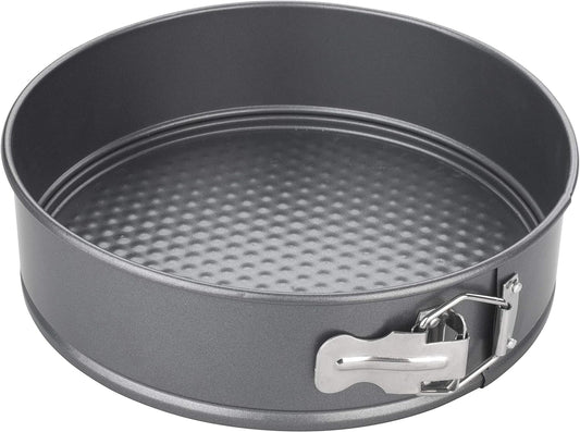 Non-Stick Spring Form Cake Tin, round Cake Pan with Loose Base for Easy Release, Dishwasher, Fridge and Freezer Safe, 23Cm / 9 Inch Diameter