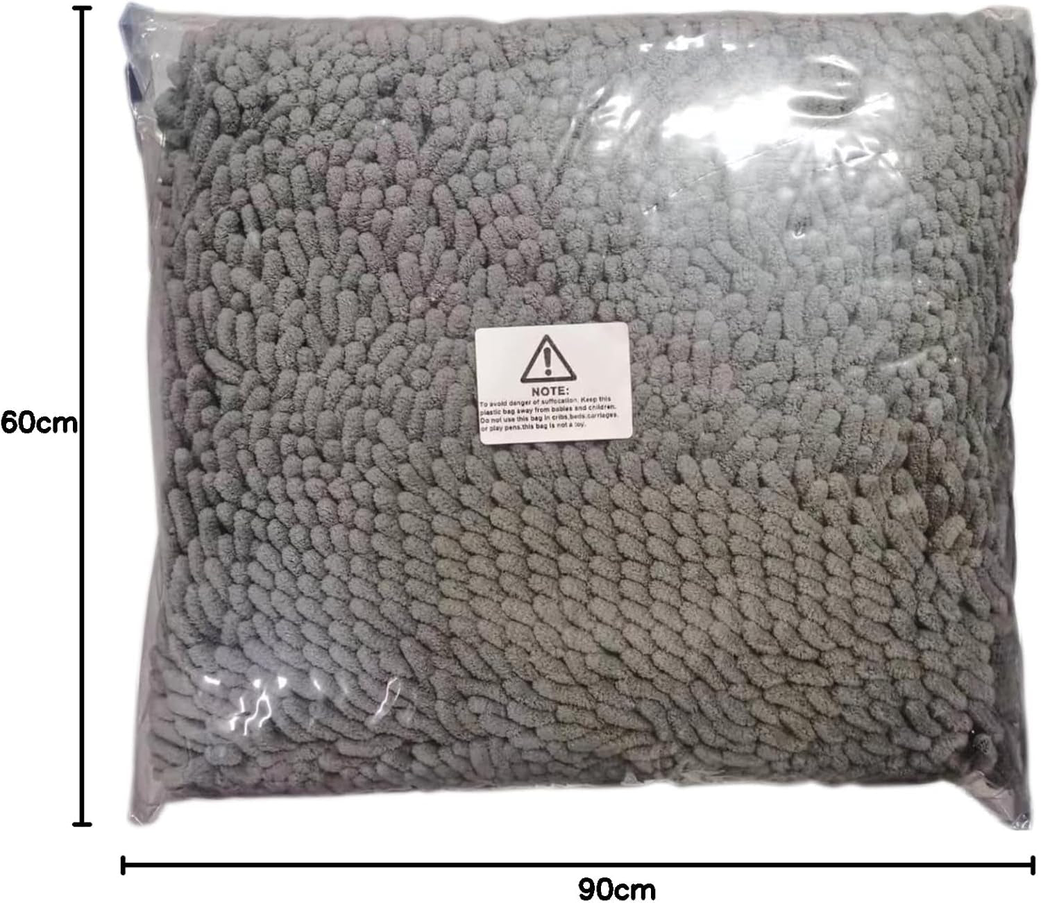 Door Mats Indoor Bath Mat Non Slip Dirt Trapper Doormat Soft Absorbent Entrance Rug Floor Mat Indoor Mats for Front Back Door, Entryway,Bathroom,Pets and Dogs (Grey M, 50X80)