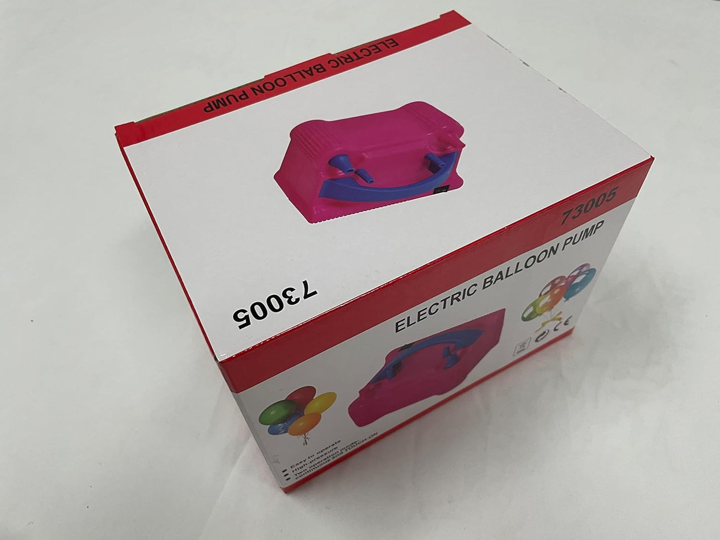 Electric Balloon Pump, Portable Dual Nozzle High Power (AC220-240V 600W) Balloon Inflator Blower Pump for Party, Wedding, Birthday, Activities and Festival Decoration