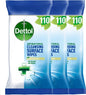 Antibacterial Biodegradable Cleaning Wipes, 330 Total (3X110), Kitchen, Bathroom, Floor Disinfectant, Eco-Friendly, Multi-Surface, Germ Protection, Fresh Scent