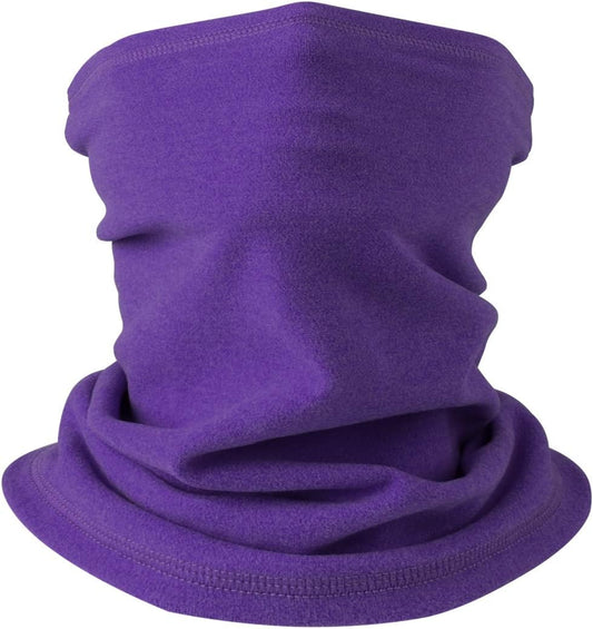 Neck Warmer Snood for Men & Women,Winter Neck Gaiter Fleece Bandana Face Covering Mask Windproof Neck Scarf Neckwear for Outdoor Sports Motorcycle Skiing Running Cycling