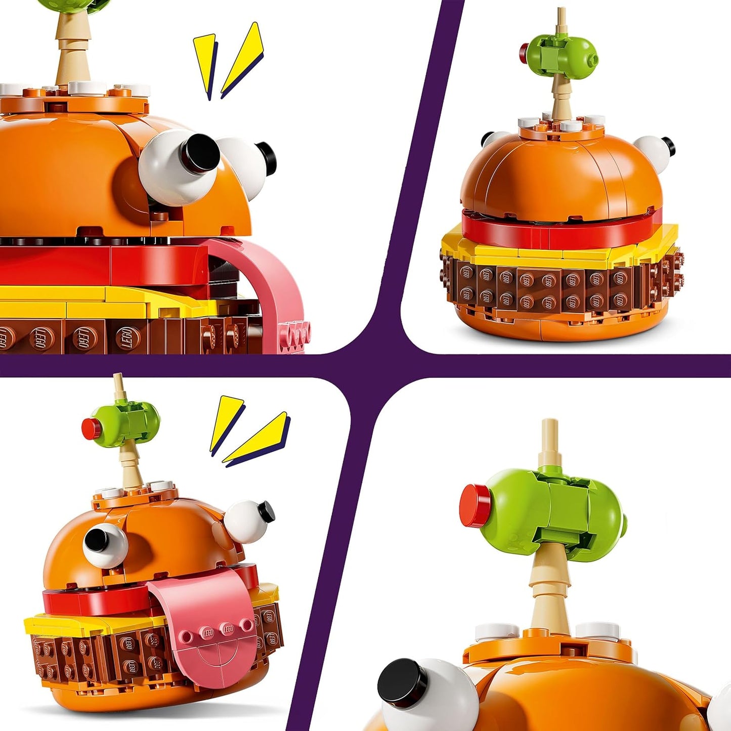 Fortnite Durrr Burger Set, Video Game Character Building Toy for 9 plus Year Old Boys & Girls, Collectible Figure, Creative Birthday Gift for Kids, Teens and Gamers 77070