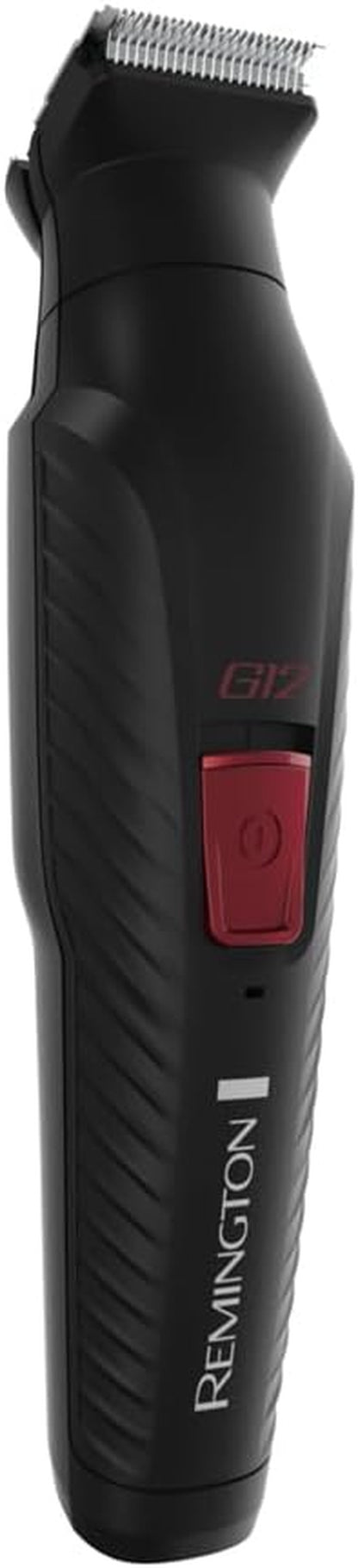 Hair Clipper Men [12-In-1 Kit with 6 Attachments, Body, Beard & Hair Trimmer, Nose Ear & Eyebrow Trimmer] G12 (Graphite Engineered Coating, Self-Sharpening Blades, USB Rechargeable) PG2120