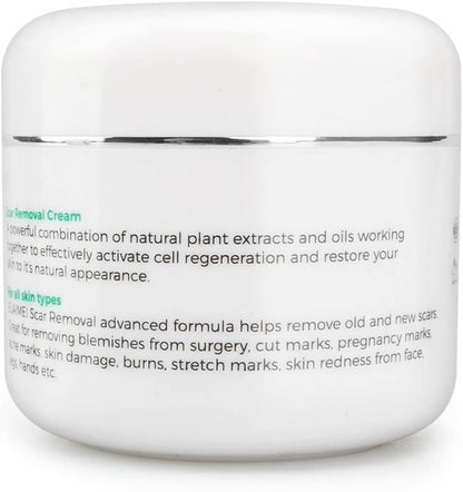 Scar Removal Cream New & Appearance of Old Scars Surgery, Stretch Marks, Acne, Burns & Injuries Face or Body, Working for Removing Scars and Strech Mark for Pregnancy