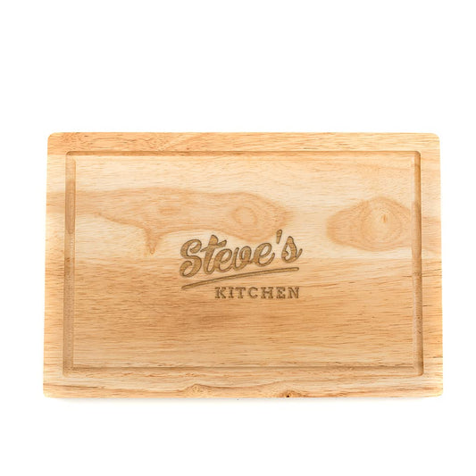 Personalised Kitchen Chopping Board - Housewarming Gifts for Men - Personalised Cheese Board for Him - New Home Gifts for Friends - Christmas Gifts for Him - Gifts for Cooking Lovers