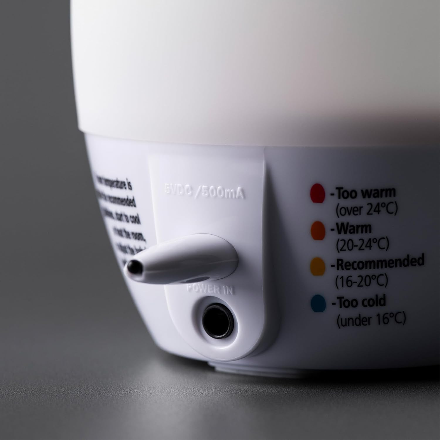 Groegg2 Digital Colour-Changing Nursery Thermometer and Nightlight, Usb-Powered, Digital Temperature Display