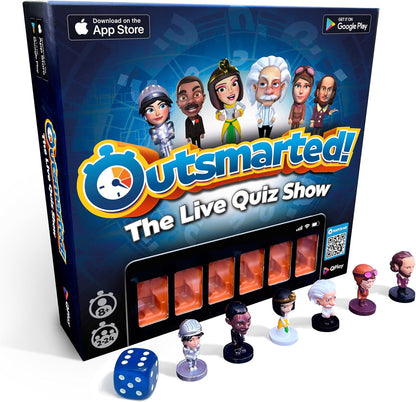 Outsmarted - the Live Quiz Show Board Game | Kids, Teens & Adults | the Ultimate Family Game Night | Age 8+ | Perfect for 2-24 Players | 10,000+ Multimedia Questions | 2024 Edition