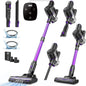 V8Pro Cordless Vacuum Cleaner with Upgraded Floor Brush, up to 40Mins Runtime, 30Kpa Stick Vacuum with Touch Screen, Self-Standing Lightweight Handheld Vacuum for Hard Floor Carpet Pet Hair