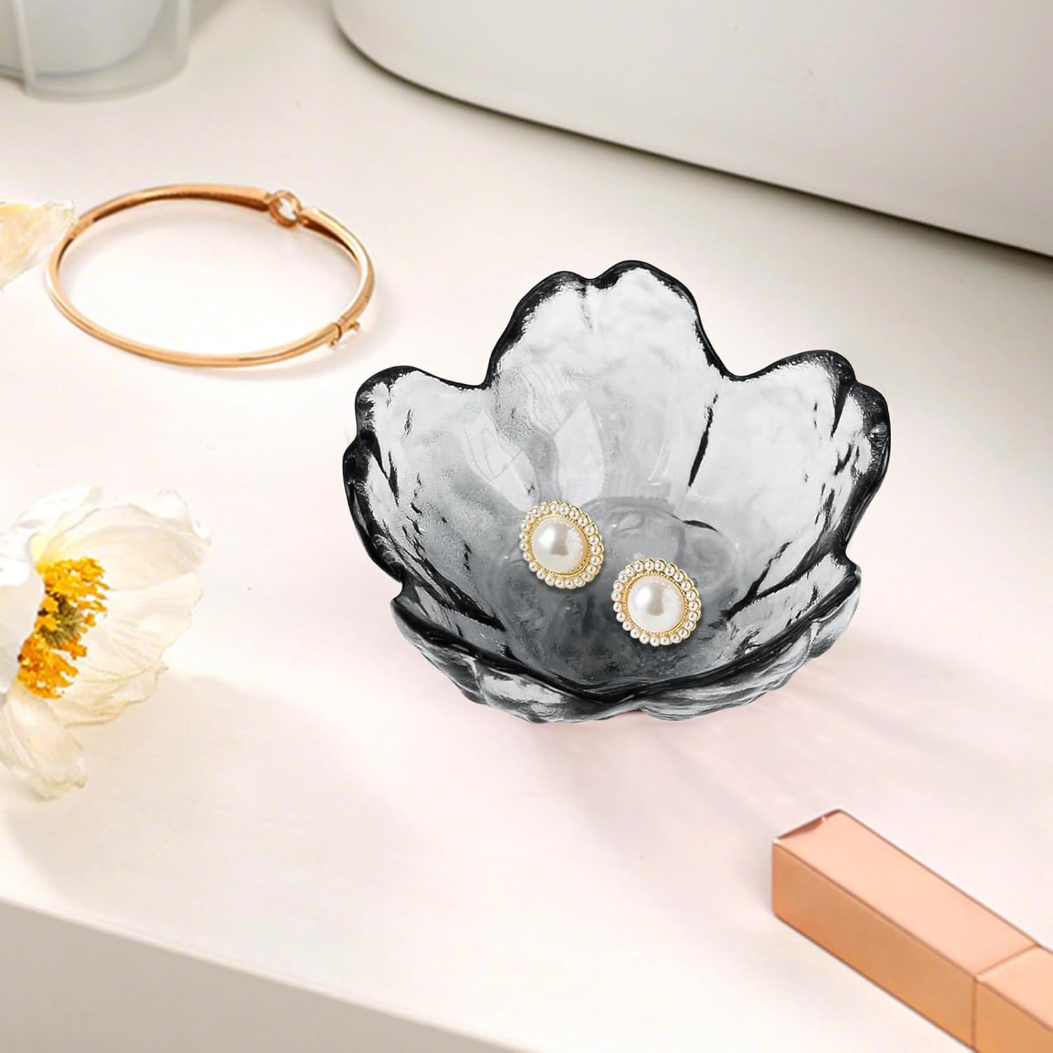 Gifts for Women Trinket Dish Unique Birthday New Home Gifts for Women Her Jewellery Tray Cute Room Decor Aesthetic Bedroom Accessories Ring Dish Holders Small Friendship Christmas House Warming Gifts