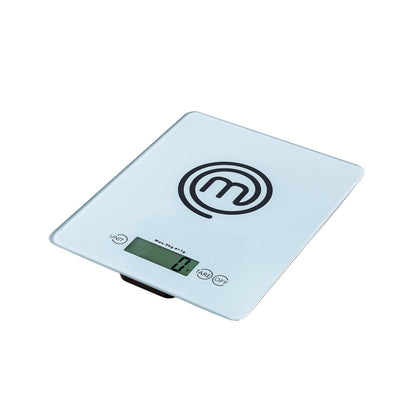 Kitchen Scales Digital, Small Electronic Gram Scale for Food Weighing in Cooking & Baking, Weight in Ounces or Grams, Max 5Kg, Tempered Safety Glass, Tare Function, Auto Switch-Off, Silver