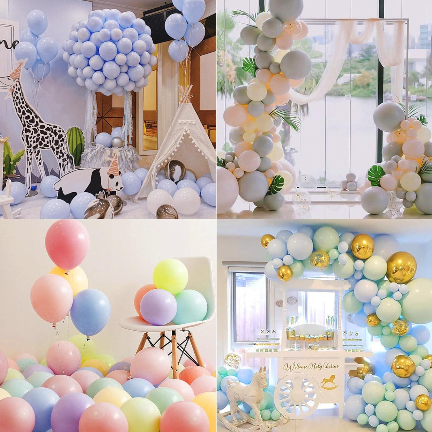 Electric Balloon Pump, Portable Dual Nozzle High Power (AC220-240V 600W) Balloon Inflator Blower Pump for Party, Wedding, Birthday, Activities and Festival Decoration