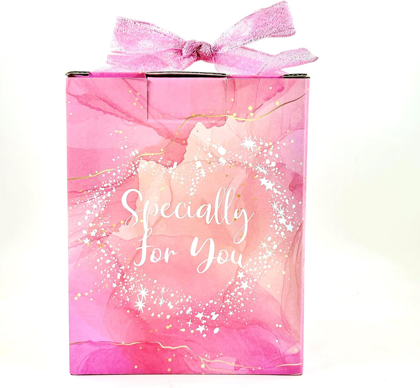 Gifts for Women Dried Flowers Double Wall Glass Coffee Mugs Cute Glass Tea Cups with Handles Christmas Birthday Gifts for Best Friend Teacher Mum Gifts Ideas Autumn Mug Home Decor(Grey+Pink)