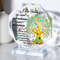 5.3" Crystal Housewarming Gifts Plaque for Couples Sweet New Home Ideas for Friends Glass House Warming Ornament Keepsake for Daughter Newlyweds Christmas New Year Decor