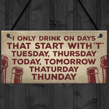 Novelty Alcohol Plaque Drinking Man Cave Hanging Wall Sign Home Bar Pub Gifts BEER VODKA GIN CIDER Gifts
