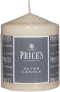 Candles - Altar Candle - 100Mm X 80Mm - Unscented - up to 50 Hour Burn Time - Smokeless & Dripless