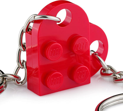 Heart Keyring | Two Keyrings | Gift Pouch Included | Red