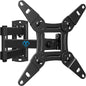 TV Wall Bracket for 13-42 Inch Tvs, Swivels Tilts TV Wall Mount for Flat & Curved TV，VESA 75X75Mm to 200X200Mm up to 20Kg