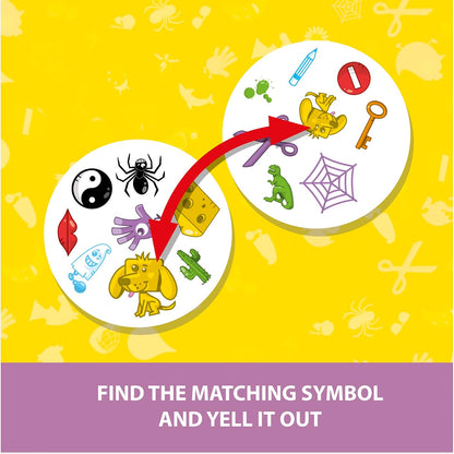| Dobble | Card Game | Ages 6+ | 2-8 Players | 15 Minutes Playing Time