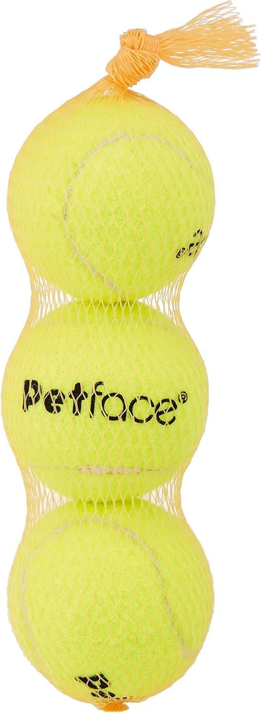 Super Tennis Balls for Dogs - Durable, High-Visibility Fetch Toy for Outdoor Play (3 Pack)