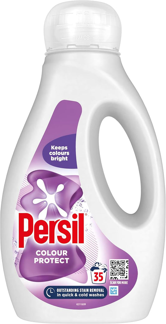 Colour Laundry Washing Liquid Detergent Keeps Colours Bright Outstanding Stain Removal in Quick & Cold Washes 35 Washes (945 Ml)