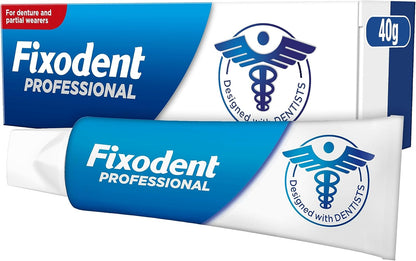 Professional Denture Adhesives Cream, 40 Ml, 'S Best Hold & Antibacterial Action, Precise Application with Super Thin Nozzle, Mint