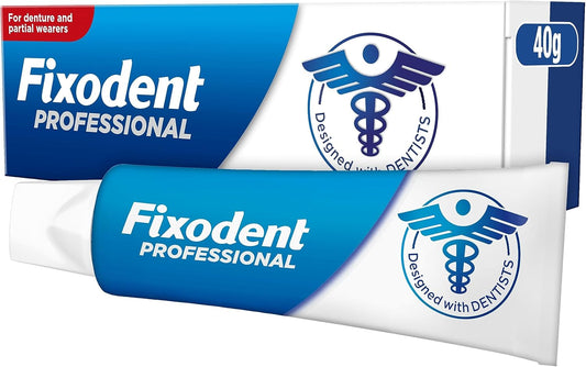 Professional Denture Adhesives Cream, 40 Ml, 'S Best Hold & Antibacterial Action, Precise Application with Super Thin Nozzle, Mint
