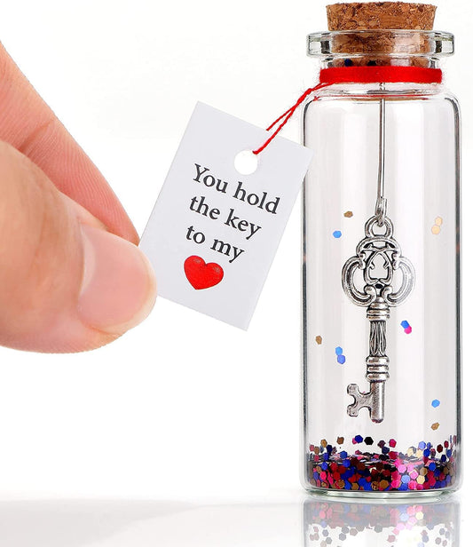Anniversary Present for Him, Her - I Love You Gift for Husband, Wife - Romantic Message in a Bottle - Gifts for Boyfriend, Girlfriend
