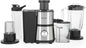 4 in 1 Juicer & Blender – Fruit Juicer & Smoothie Maker, 1L Jug Blender, Includes 600Ml Sports Bottle & Fridge Storage Container, Coffee & Spice Grinder, 2 Speed Settings & Pulse, 400W, EK4294