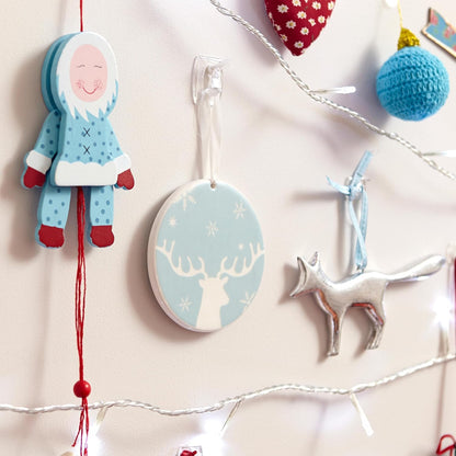 Decorating Clips, Pack of 20 Mini Hooks and 24 Small Strips, Transparent - Hanging Clips for Decorations and Fairy Lights, Wall Adhesive - Damage Free