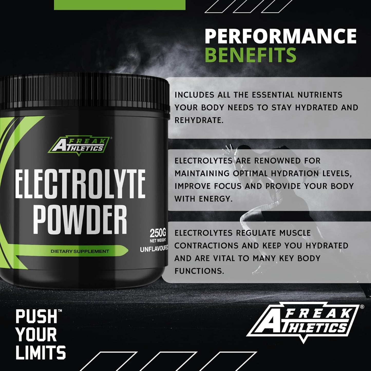 Electrolytes Powder - 250G of Unflavoured Electrolytes - Keto & Fasting Electrolytes Drinks - Suitable for Both Men & Women - Made in the UK