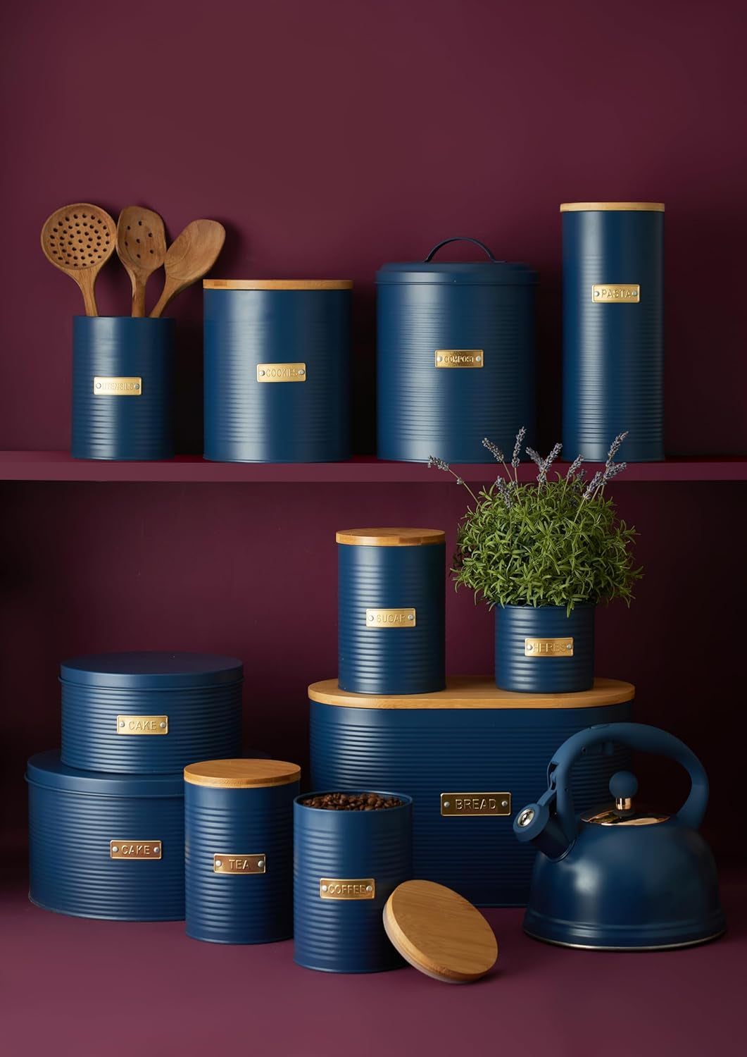 Otto Navy Coffee Storage