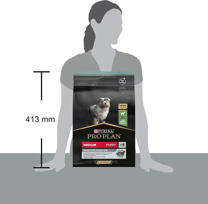 Sensitive Digestion Medium Puppy Dry Dog Food Lamb 3Kg, for Neutered Dogs