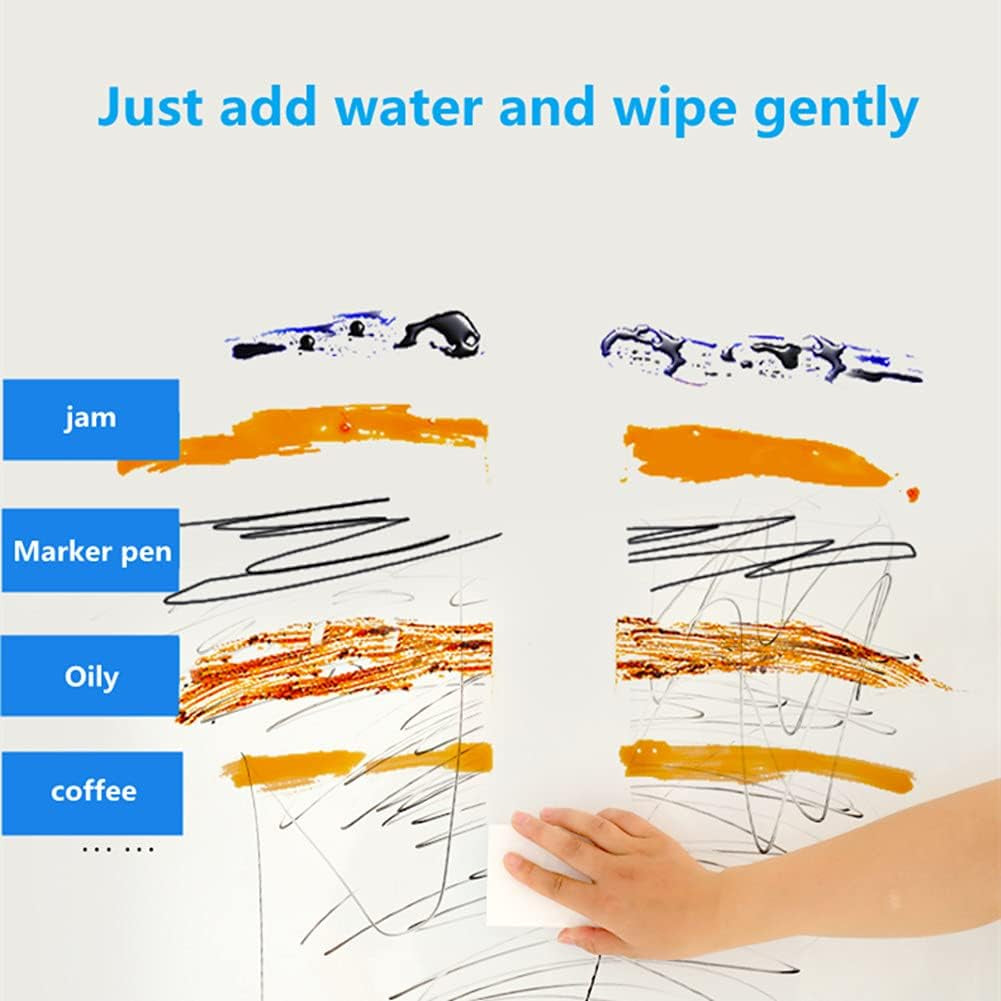 Magic Cleaning Sponges Eraser,2X Longer Lasting Extra Durable Melamine Sponge Foam Cleaning Pads for Kitchen Bathroom Wall Cleaner (3.93X2.36X0.79In,10 Pcs)
