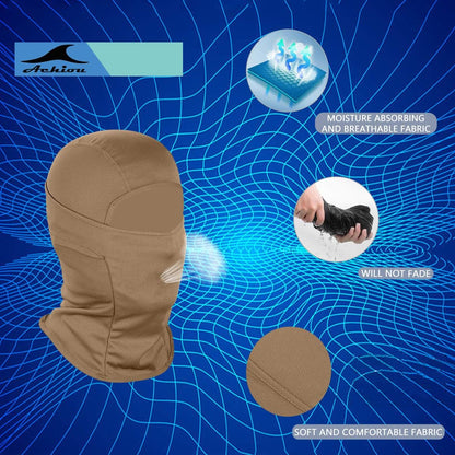 Balaclava Face Mask, Ski Mask UV Protector Lightweight for Motorcycle Cycling Running
