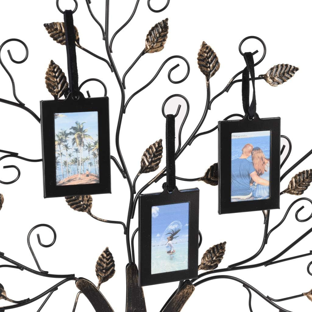 Family Tree Photo Frame with 6 Hanging Picture Frames