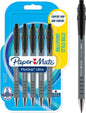 Flexgrip Ultra Retractable Ballpoint Pens | Medium Point (1.0Mm) | Black | 5 Count